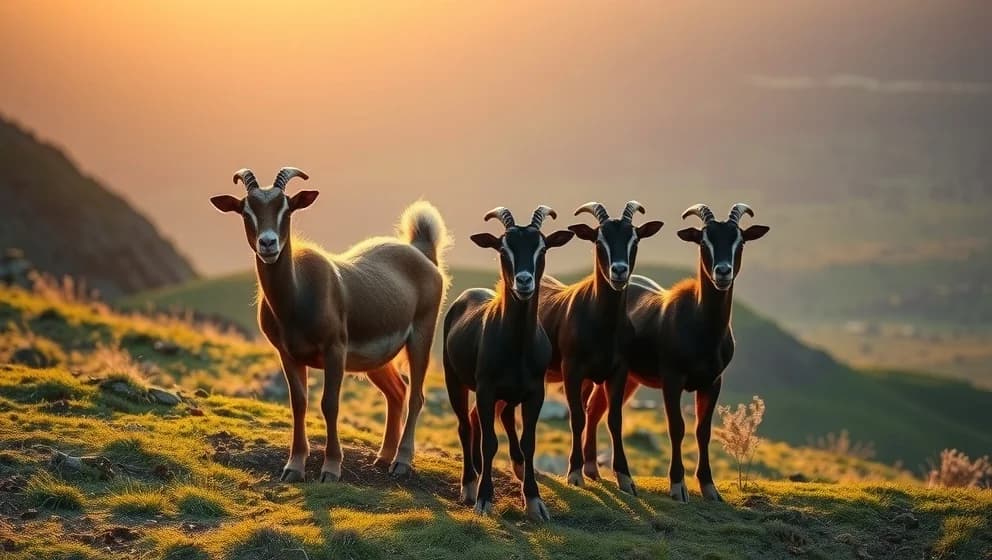 Petter och hans fyra getter