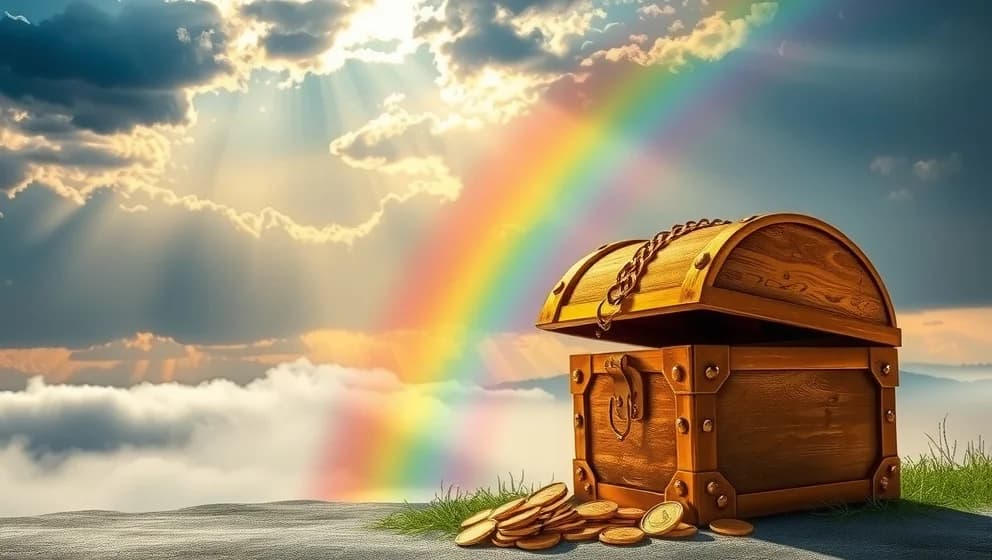 Vid regnbågens slut finns det verkligen guld